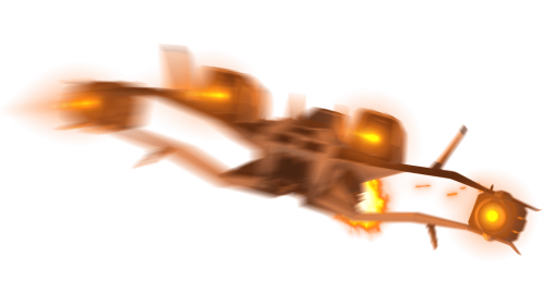 (4K) Fighter Flying Past Cam Shooting 2 Orange