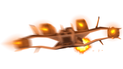 (4K) Fighter Flying Past Cam Shooting 7 Orange