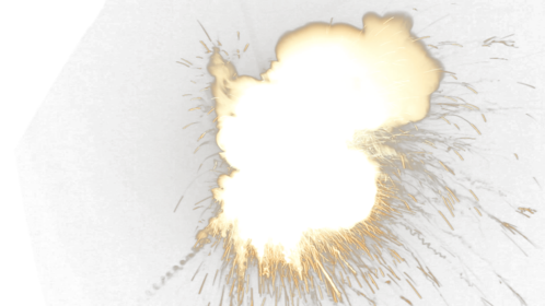 Aerial Explosive with Smoke