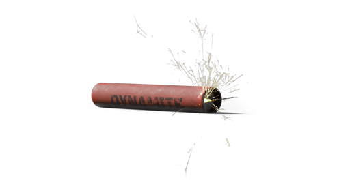 (4K) Dynamite Throw Explosion 2 