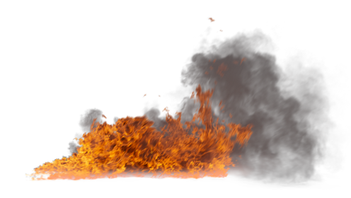(4K) Fire Daylight Ground 3 