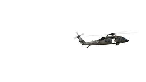 (4K) Helicopter Military Fly In 5