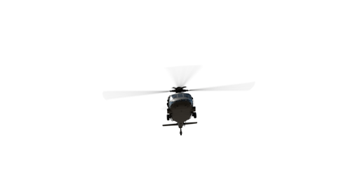 (4K) Helicopter Military Fly In 9