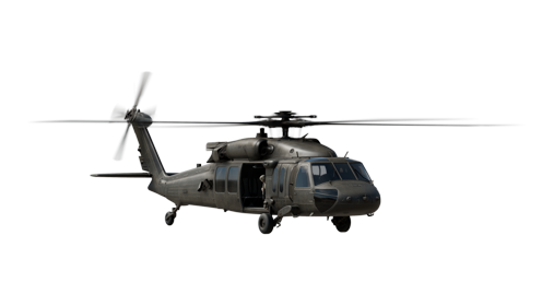 (4K) Helicopter Military Hover 1 