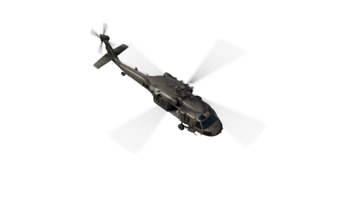 (4K) Helicopter Military Hover 12