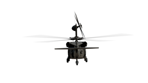 (4K) Helicopter Military Hover 4