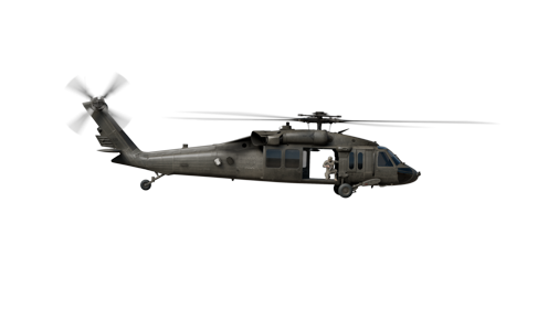 (4K) Helicopter Military Hover 5