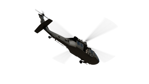(4K) Helicopter Military Hover 7