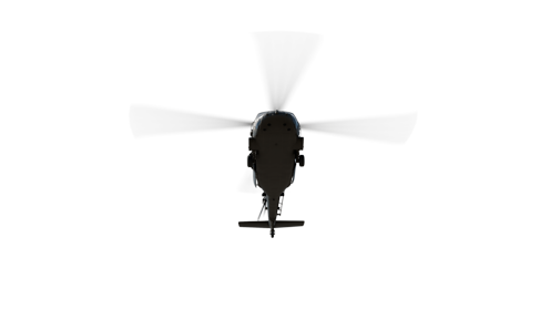 (4K) Helicopter Military Hover 8