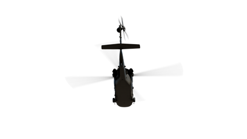 (4K) Helicopter Military Hover 9
