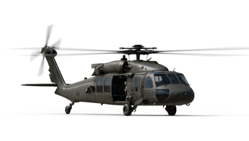 (4K) Helicopter Military Landing 1 