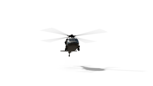 (4K) Helicopter Military Landing 3