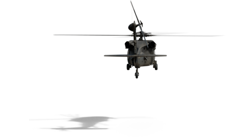 (4K) Helicopter Military Landing 4 