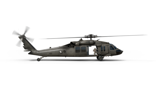 (4K) Helicopter Military Landing 5