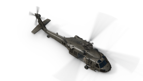 (4K) Helicopter Military Landing 6 