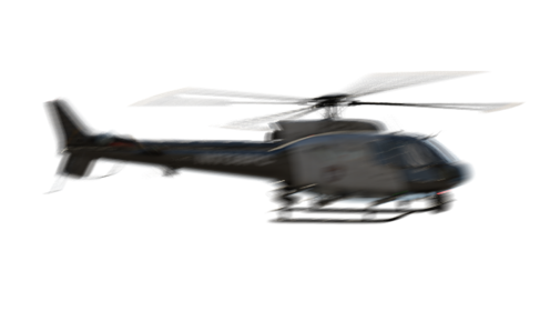 (4K) Helicopter Police Fly Away 4 