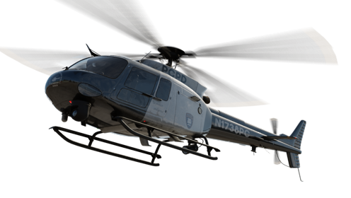 (4K) Helicopter Police Fly In 2 