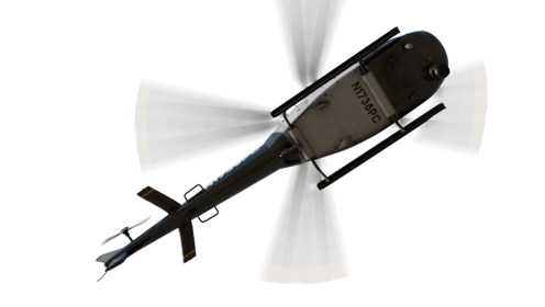 (4K) Helicopter Police Fly In 7 