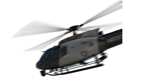 (4K) Helicopter Police Fly In 8 