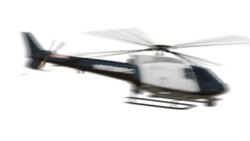 (4K) Helicopter Police Flying 2 