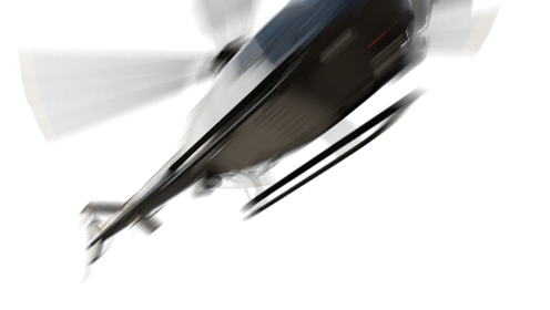 (4K) Helicopter Police Flying 3 
