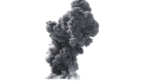 (4K) Mega Smoke Plume 11 