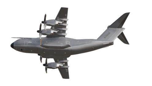 (4K) Plane Fly Out Side 10 