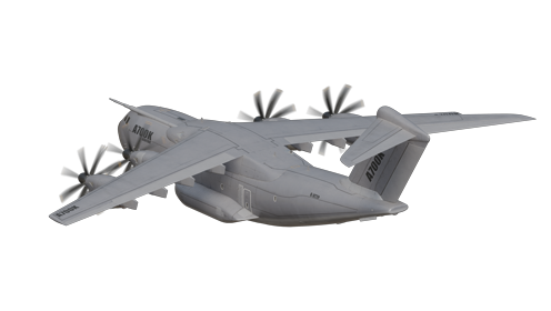 (4K) Plane Fly Out Side 5 