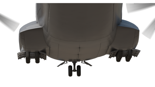 (4K) Plane Gear Up 9 