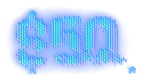 (4K) Text Crt Glitch Dollars 50 