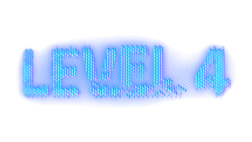 (4K) Text Crt Glitch Level 4 