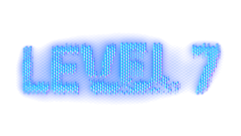 (4K) Text Crt Glitch Level 7 