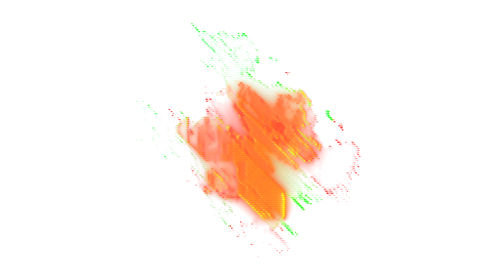 (4K) Text Holographic Orange Plus 