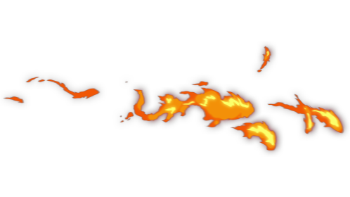 (4K) Anime Sideways Fire Burst 3
