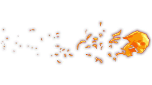 (4K) Anime Skull Fireball