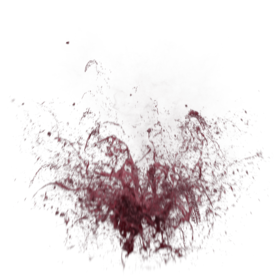 (4K) Blood Thick Explosion Torso 1