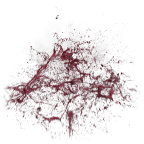 (4K) Blood Thick Explosion Torso 6