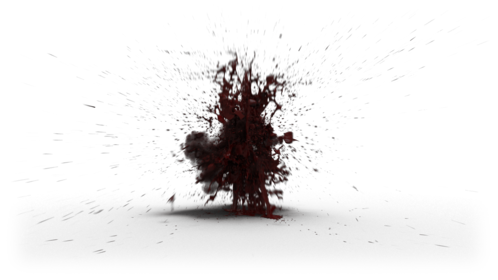 (4K) Body Blood Explosion 1
