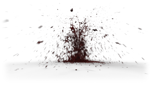 (4K) Body Blood Explosion 11