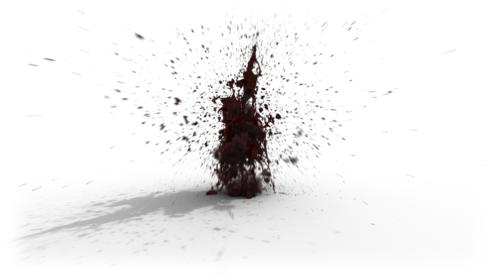 (4K) Body Blood Explosion 13