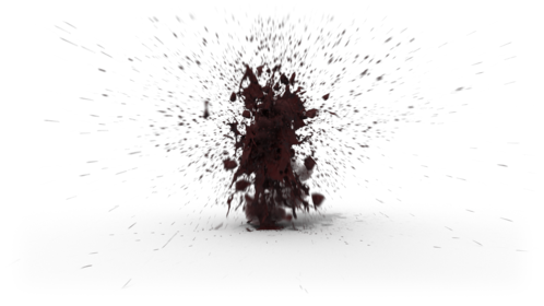 (4K) Body Blood Explosion 15