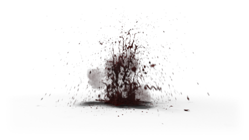 (4K) Body Blood Explosion 4