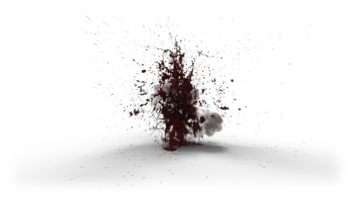 (4K) Body Blood Explosion 6