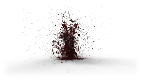 (4K) Body Blood Explosion 8