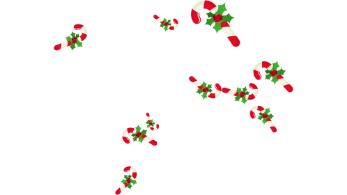 (4K) Cartoon Candycane Burst 1