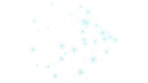 (4K) Cartoon Snowflake Burst 1