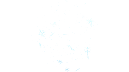 (4K) Cartoon Snowflake Burst 3