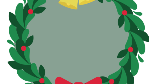(4K) Christmas Wreath Transition 1