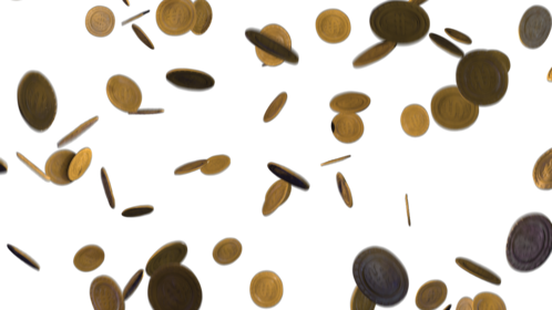 (4K) Falling Coins 1