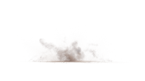 (4K) Ground Dirty Dust Explosion 4